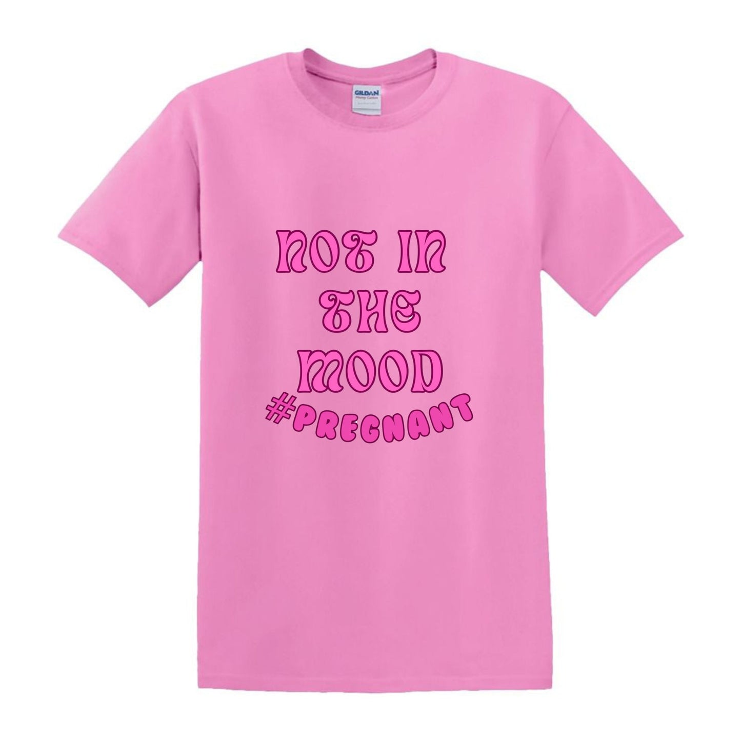 T-Shirt manche courte Unisexe Not in the mood #pregnant